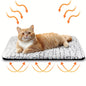 Self-warming cat and dog bed, super soft cat pet heating pad, suitable for indoor and outdoor, anti-slip heating cat pad and warm blanket