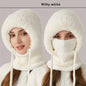 3-in-1 Cozy Fleece-Lined Winter Hat with Ear Flaps, Neck Warmer, Face Mask for Ultimate Warmth