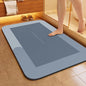 1pc Diatomite Super Absorbent Quick Dry Bath Mat - Non-slip, Soft, Comfortable, Water-absorbing Floor Mat for Bathroom, Shower, Laundry Room, Bedroom, Living Room, Doorstep, Kitchen